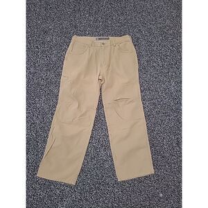 REI Canvas Pants Khaki Mens 36x30 Double Knee‎ Carpenter Utility Workwear
